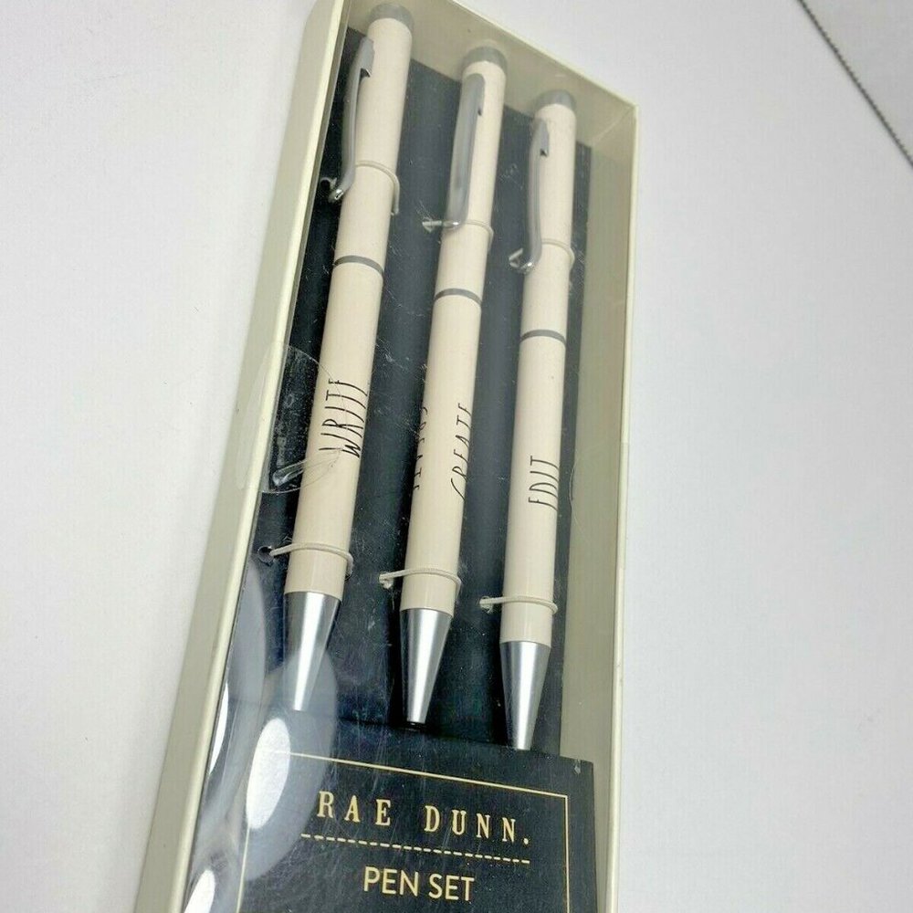 Set Of 3 Genuine Rae Dunn Pens
